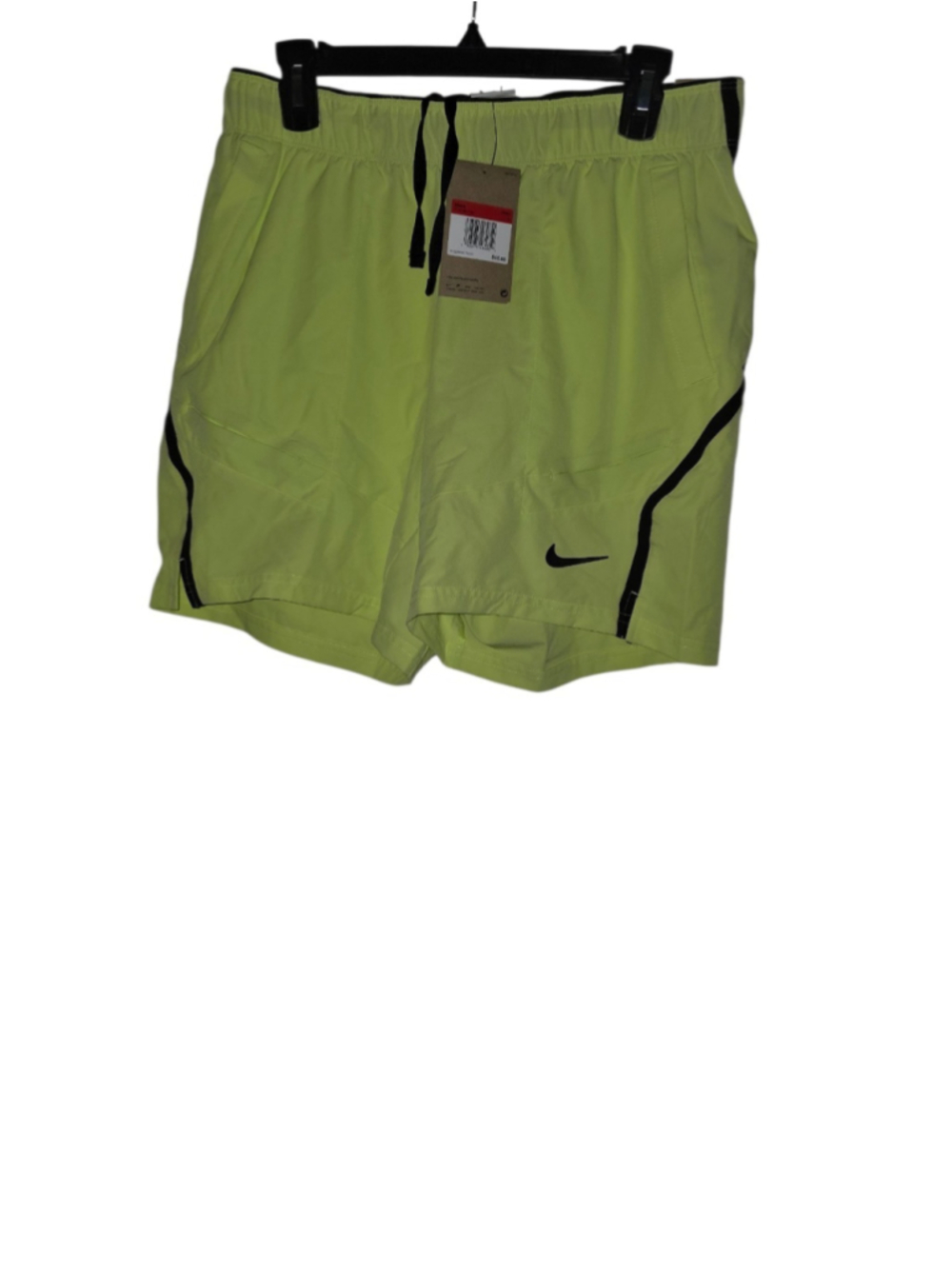 Nike Court Advantage Dri-FIT 7'' Tennis Shorts Size Large Lemon Twist FD5334-736